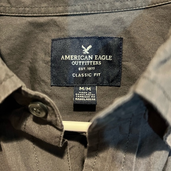 American Eagle Outfitters Men’s Button Down Shirt Size Medium - Picture 4 of 4